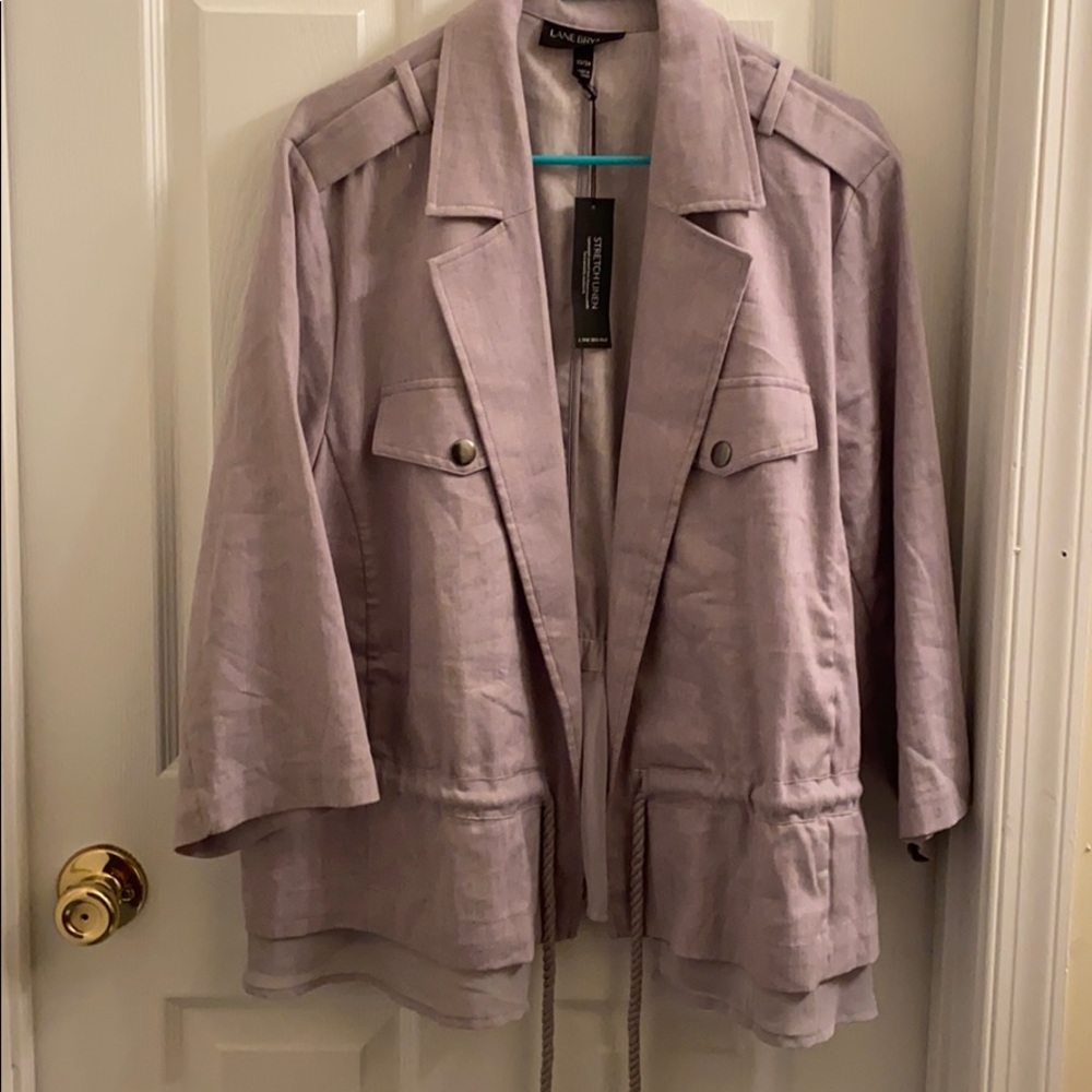 Lane Bryant Stretch Linen Jacket